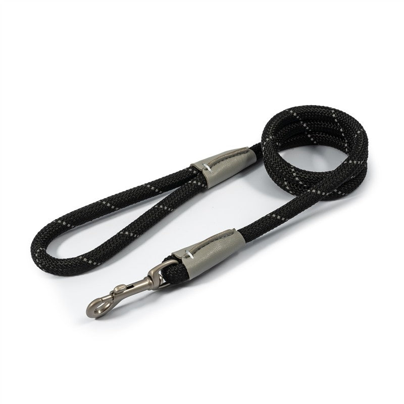 Ancol Viva Rope Snap Lead Blk 10MMX1.07M 