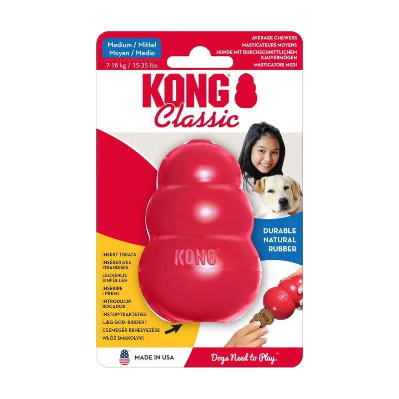 KONG Classic Toy Red - Medium (Dog)