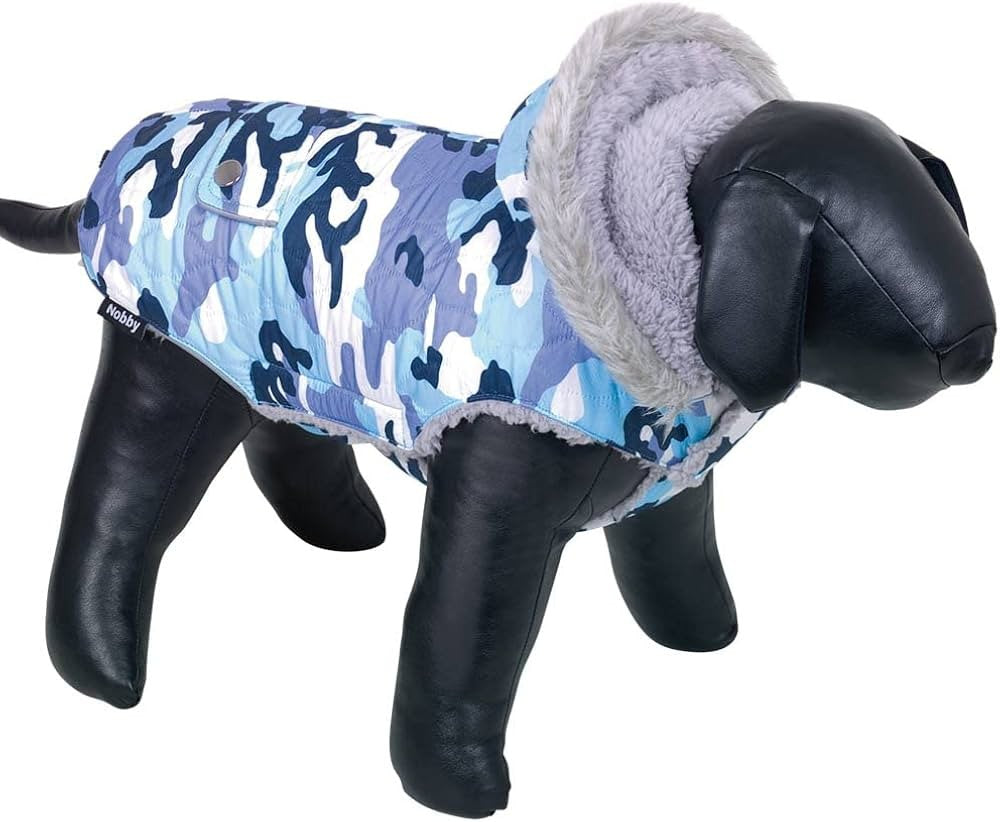 Nobby Dog Coat Camo Blue 40cm