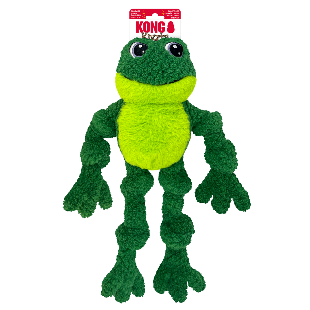 KONG Knots Frog Large/XL, in packaging