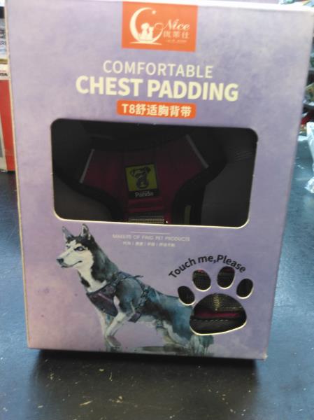 Panda Comfortable Chest Padding dog harness XS