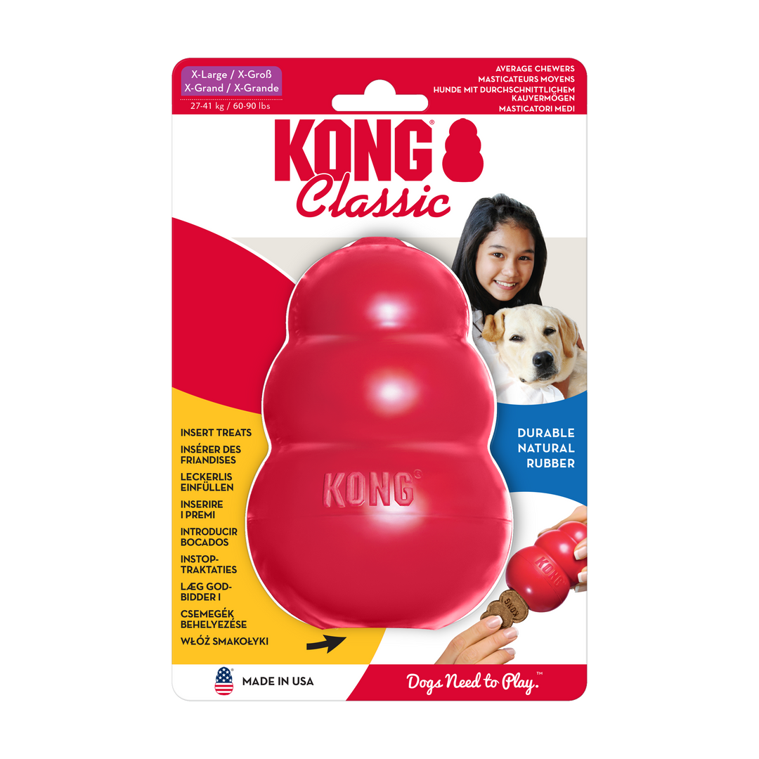 KONG Classic Toy Red - Extra Large, in packaging