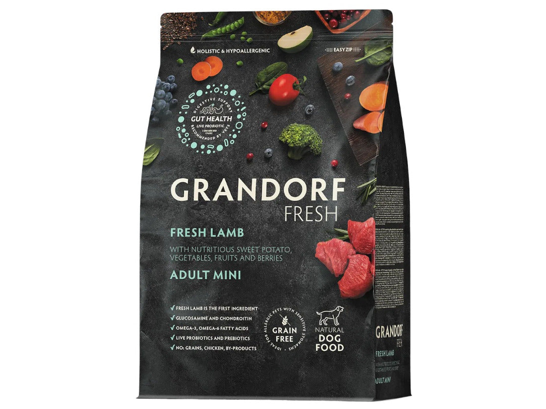 Grandorf Grain Free Mini Fresh Lamb 1kg | Petshop Near Me