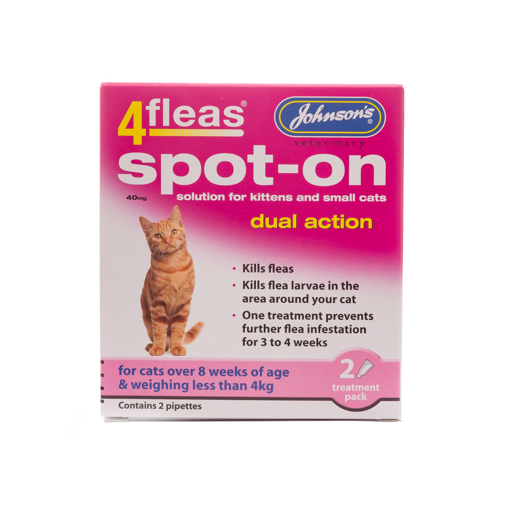 Johnsons 4 Fleas Spot-on Cat 2 Treatment Pack