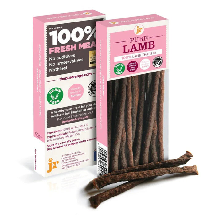 JR Pure Lamb Sticks 50g Dog Treat 