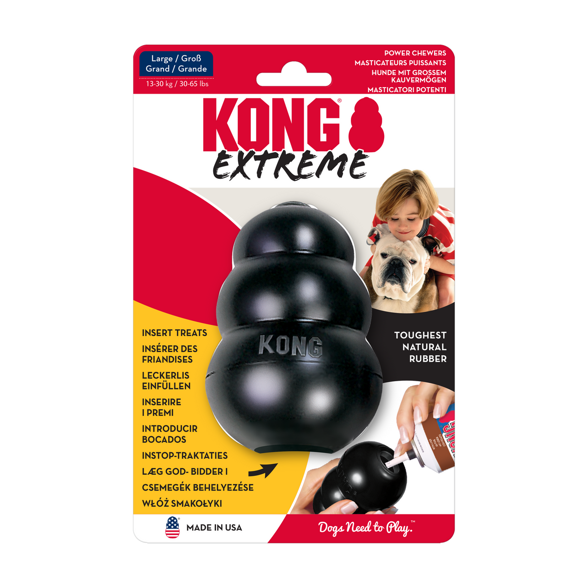 KONG Extreme Toy Black Large, in packaging
