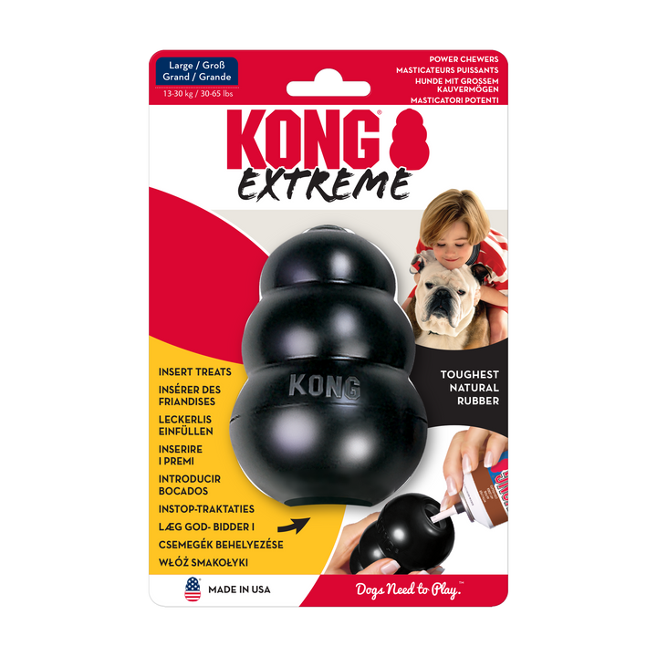 KONG Extreme Toy Black Large, in packaging