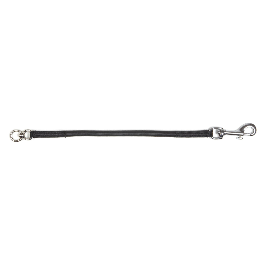 Ancol black bungee shock absorber for dog leads, 37cm