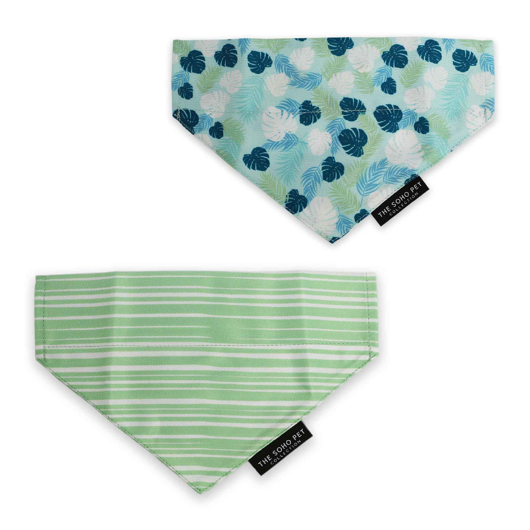 Ancol Soho Bandana Stripe/Leafs 2 pack