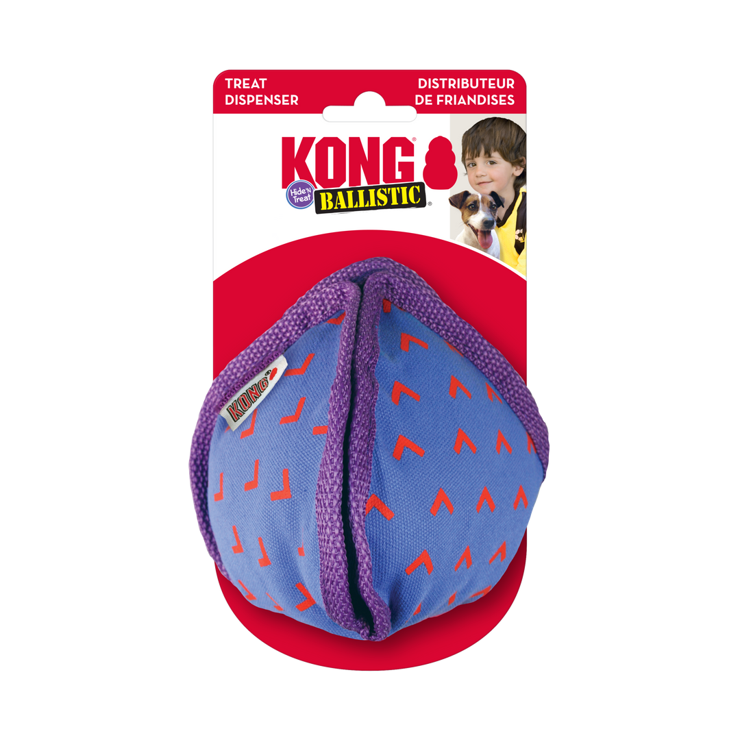 KONG Ballistic Hide &amp; Treat Assorted Medium, in packaging