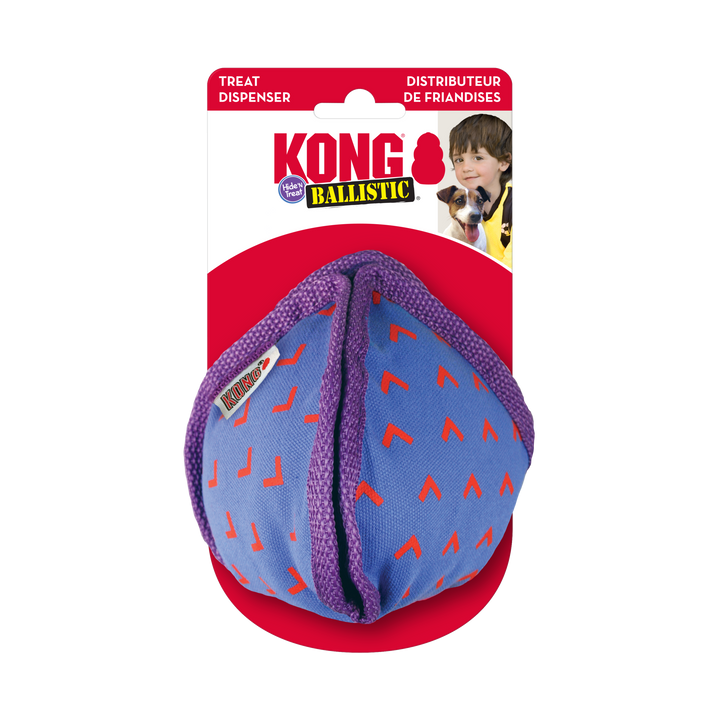 KONG Ballistic Hide &amp; Treat Assorted Medium, in packaging