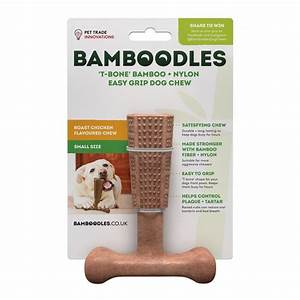 MDC Bamboodles T-Bone Chew Small Chicken 10cm Dog Chew Toy 
