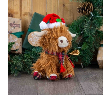 Ancol Christmas Toy Fergus Highland Cow