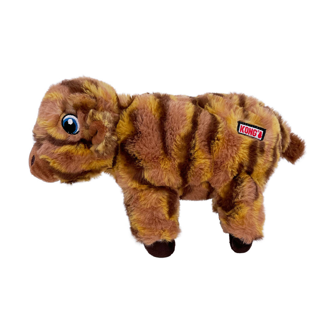 KONG Low Stuff Stripes Cow Medium