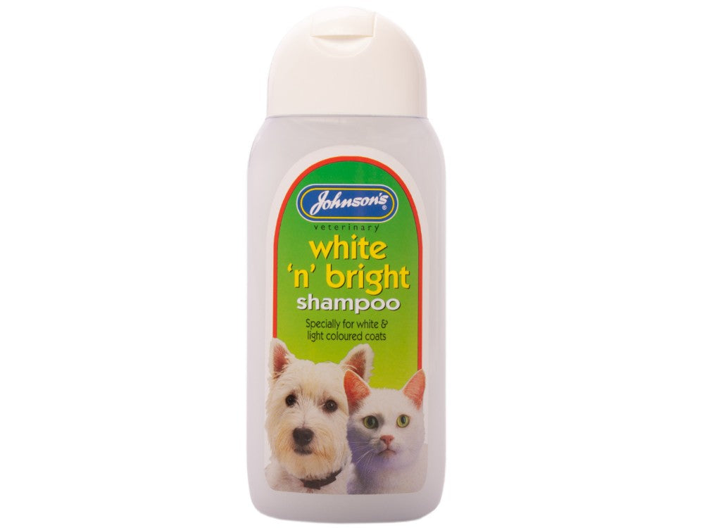 Johnsons Vet White N Bright Shampoo 200ml (Dog) 