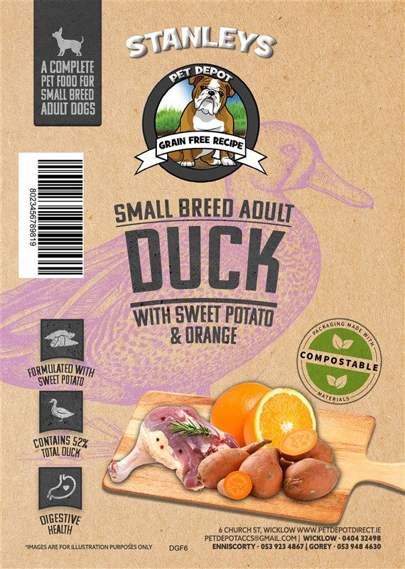 Stanleys Grain Free Small Breed Duck