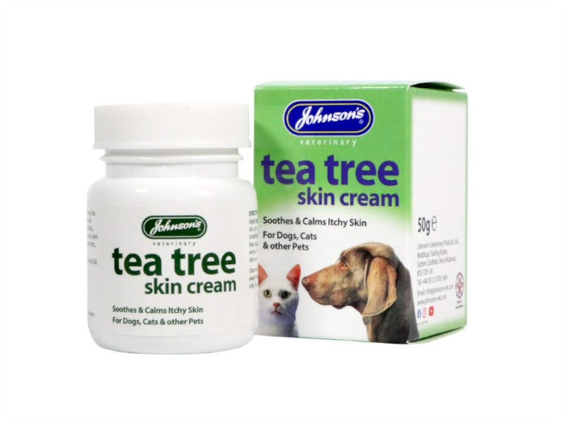 Johnsons Vet Tea Tree Skin Cream 50g (Dog) 