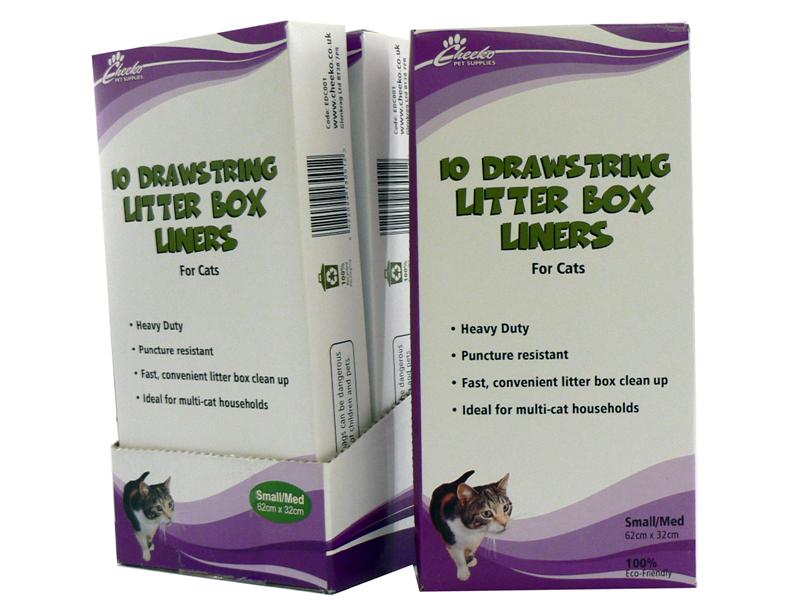 Cheeko Drawstring Litter Box Liner Small / Medium