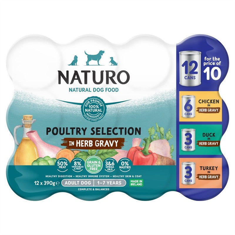 Naturo GF Poultry Selection in Gravy Cans 690g x 12