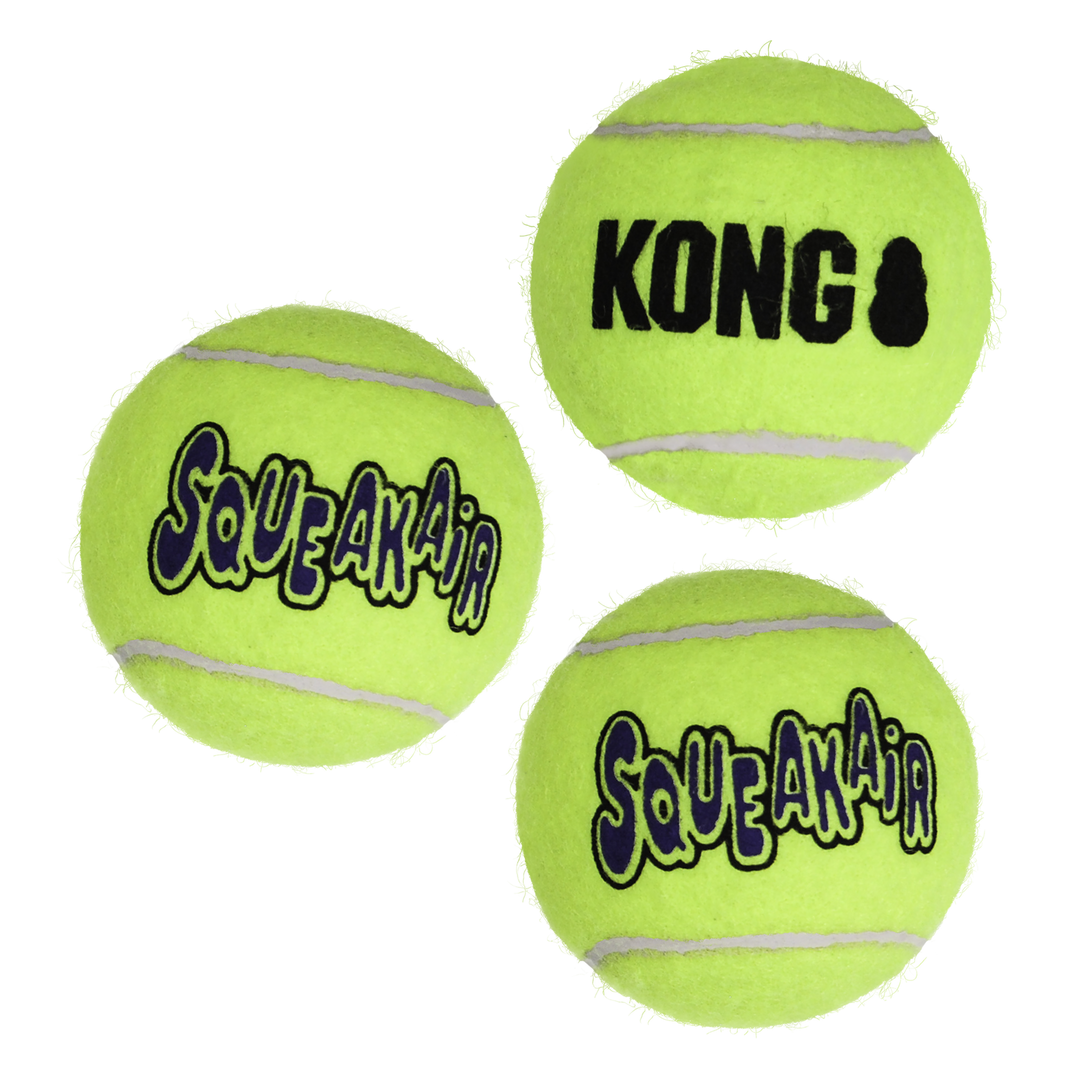 KONG Air Sq Tennis Ball Medium 3 pack