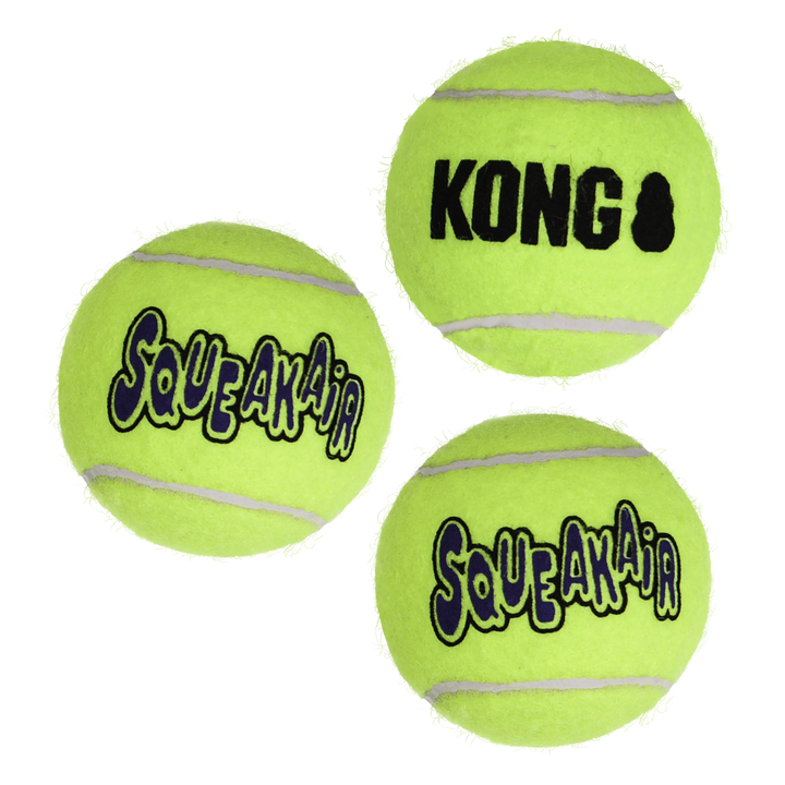 KONG Air Sq Tennis Ball Medium 3 pack