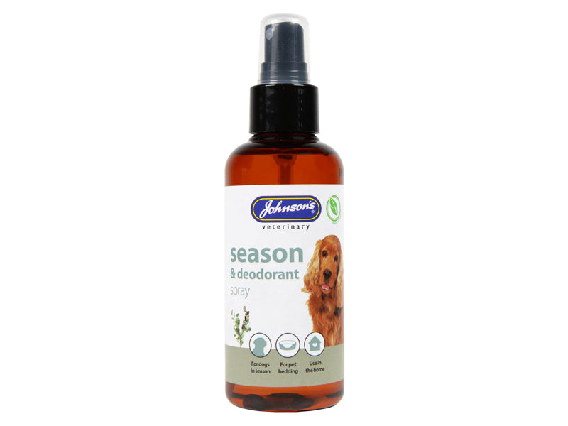Johnsons Vet Season &amp; Deodorant Pump Spray 150ml (Dog) 