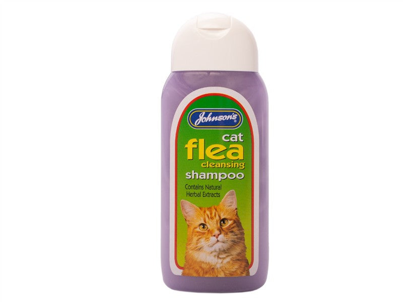 Johnsons Vet Cat Flea Cleaning Shampoo 200ml 