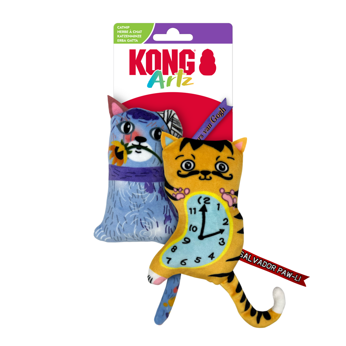 KONG Artz Dali/Van Gogh 2 pack, in packaging