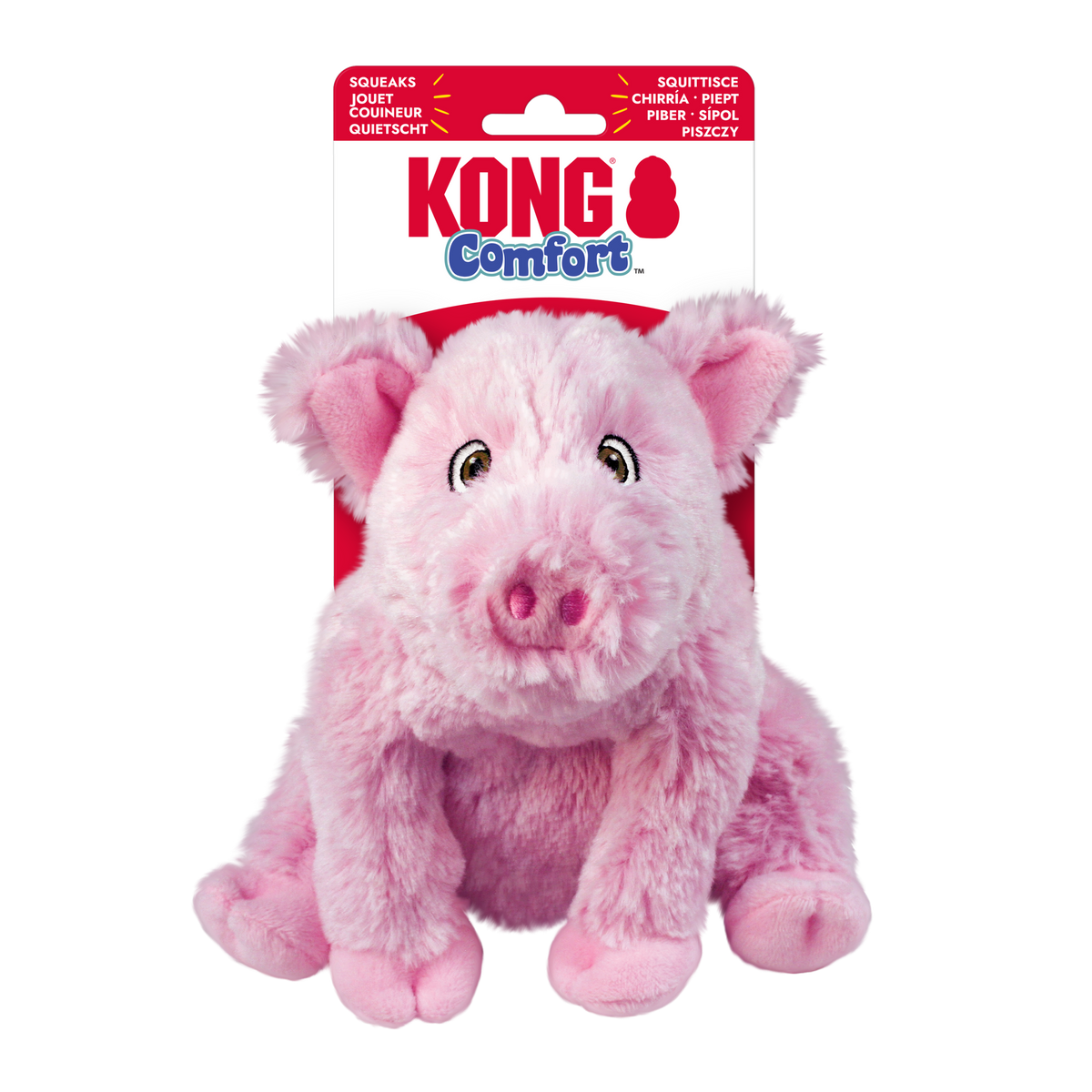 KONG Comfort Kiddos Pig Small, in packaging