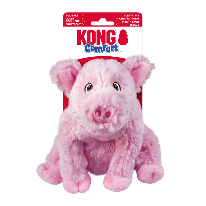 KONG Comfort Kiddos Pig Small, in packaging