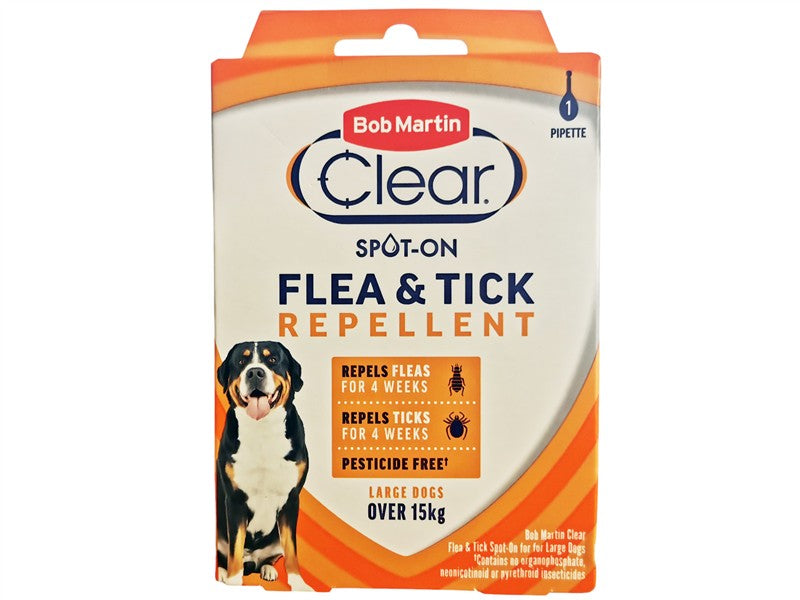 Bob Martin Spot On Repellent Lrg Dog 4wks