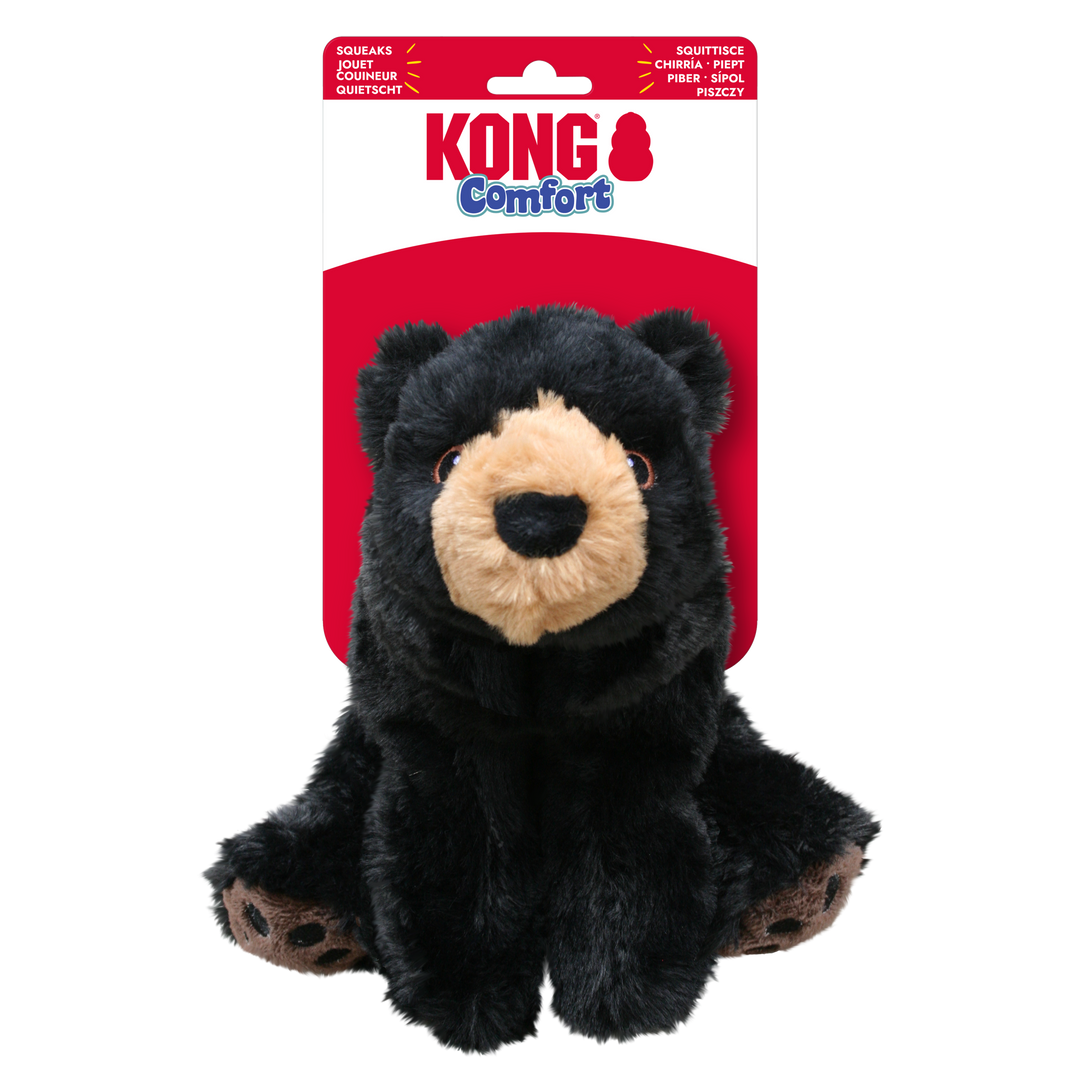 KONG Comfort Kiddos Bear Plush Large, in packaging