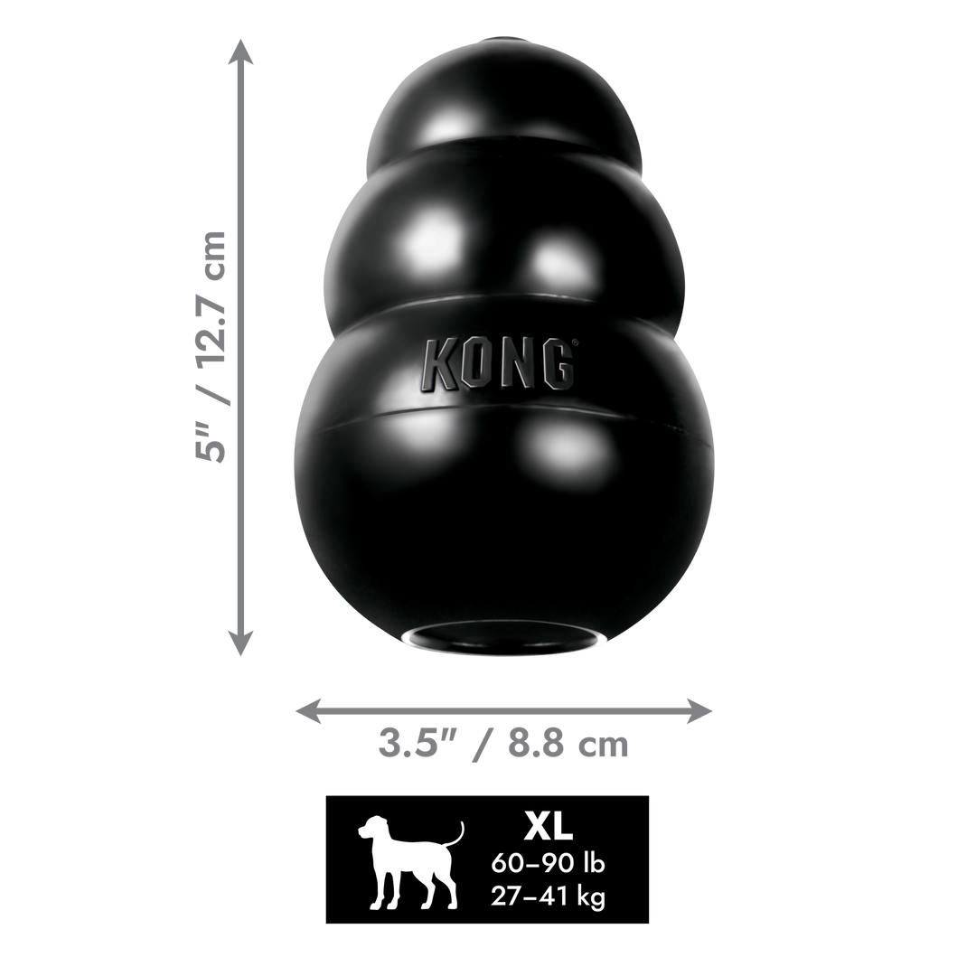 KONG Extreme Toy Black X-Large, dimensions