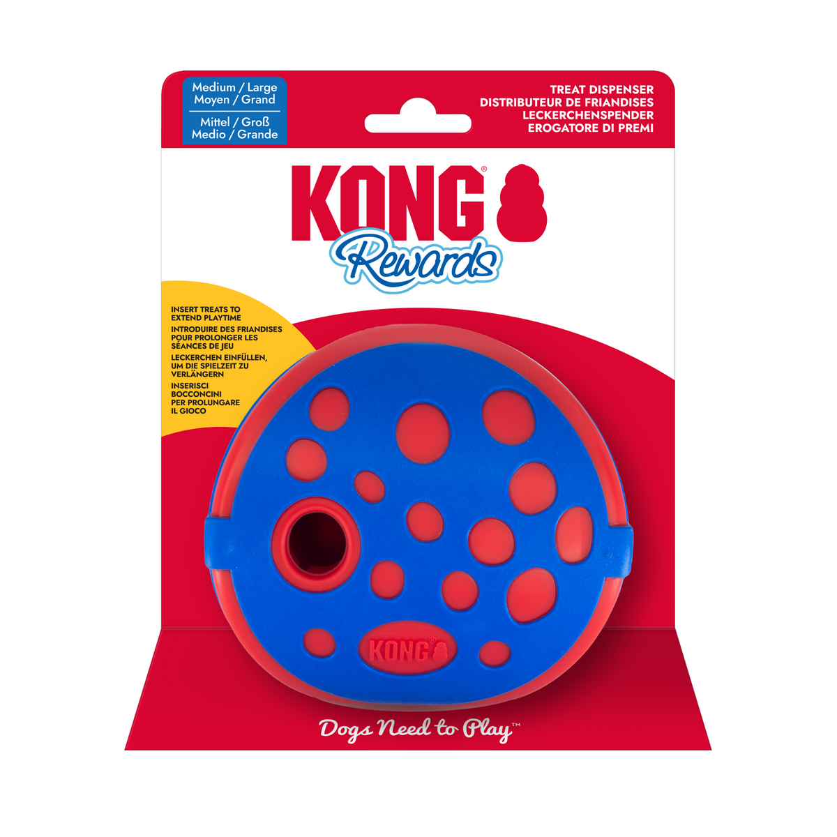 KONG Rewards Wally Medium/Large, in packaging