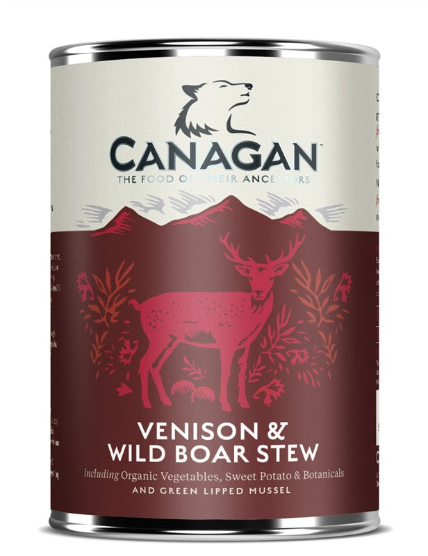 Canagan Can - Venison &amp; Wild Boar Stew For Dogs 400g