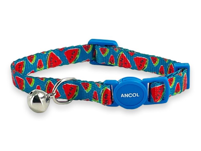 Ancol Watermelon Print Safety Cat Collar