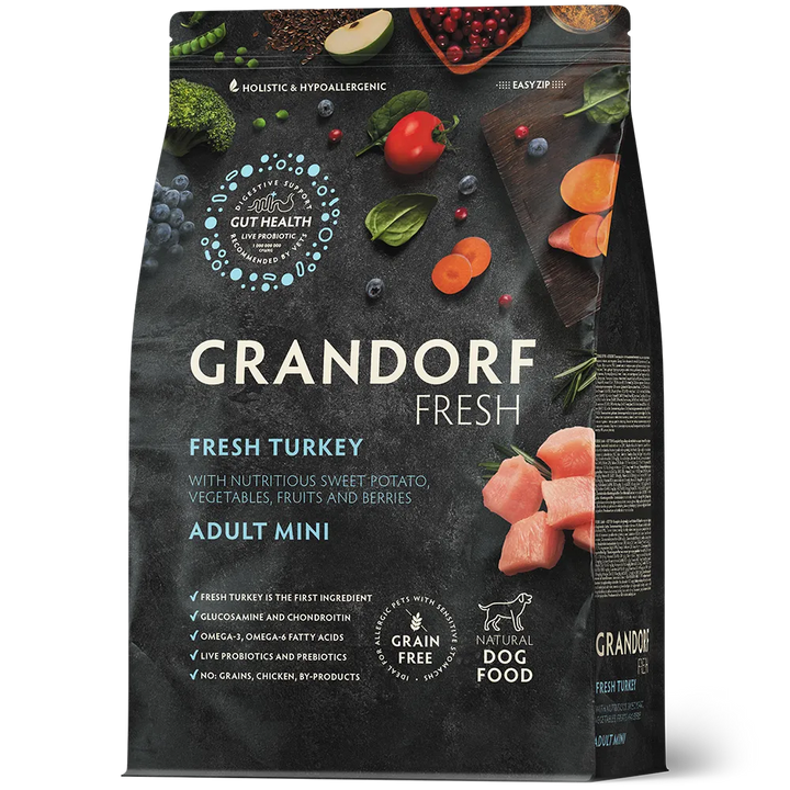 Grandorf Grain-Free Mini Fresh Turkey 3kg