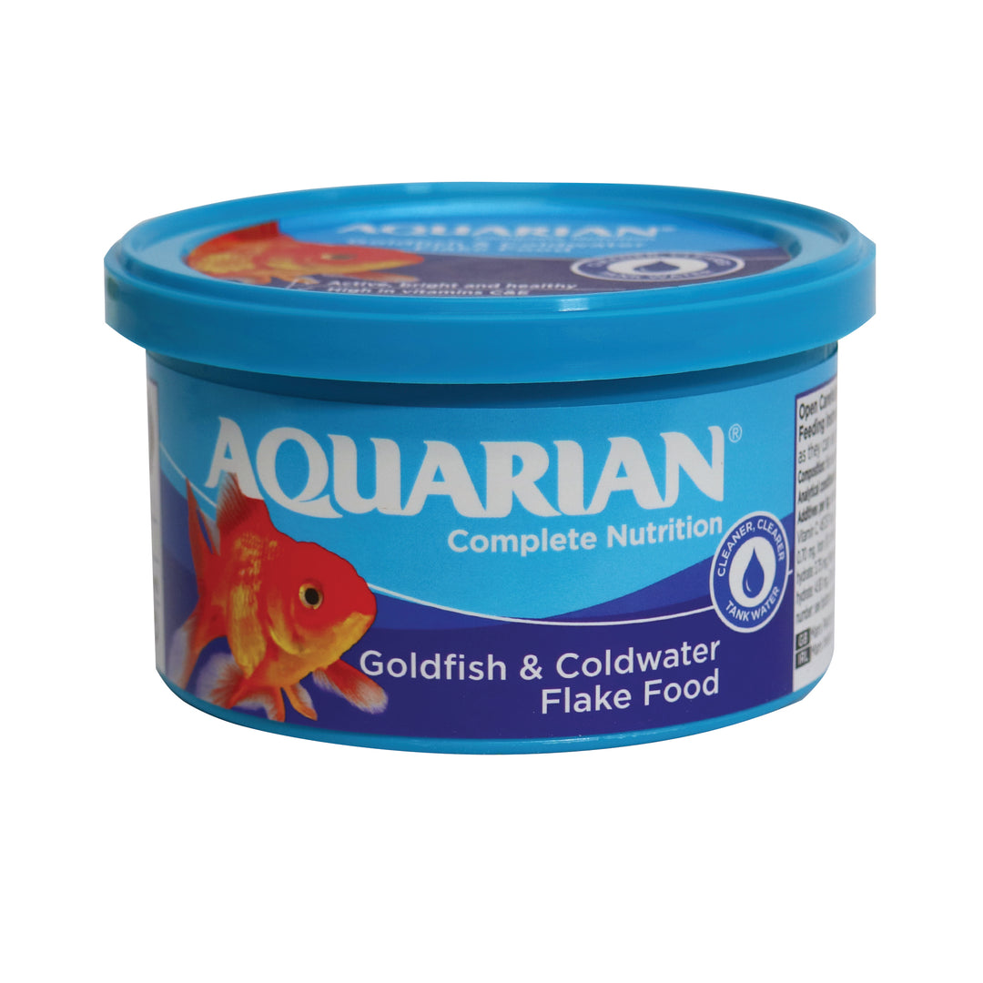 Aquarian Goldfish Flake Food 25g, front of pack
