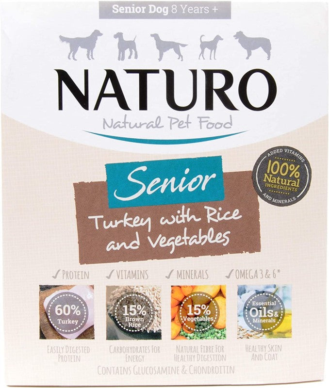 Naturo Senior Turkey Rice with Veg 400g