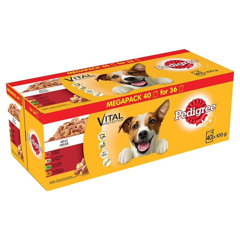 Pedigree Jelly Megapack 40 for 36