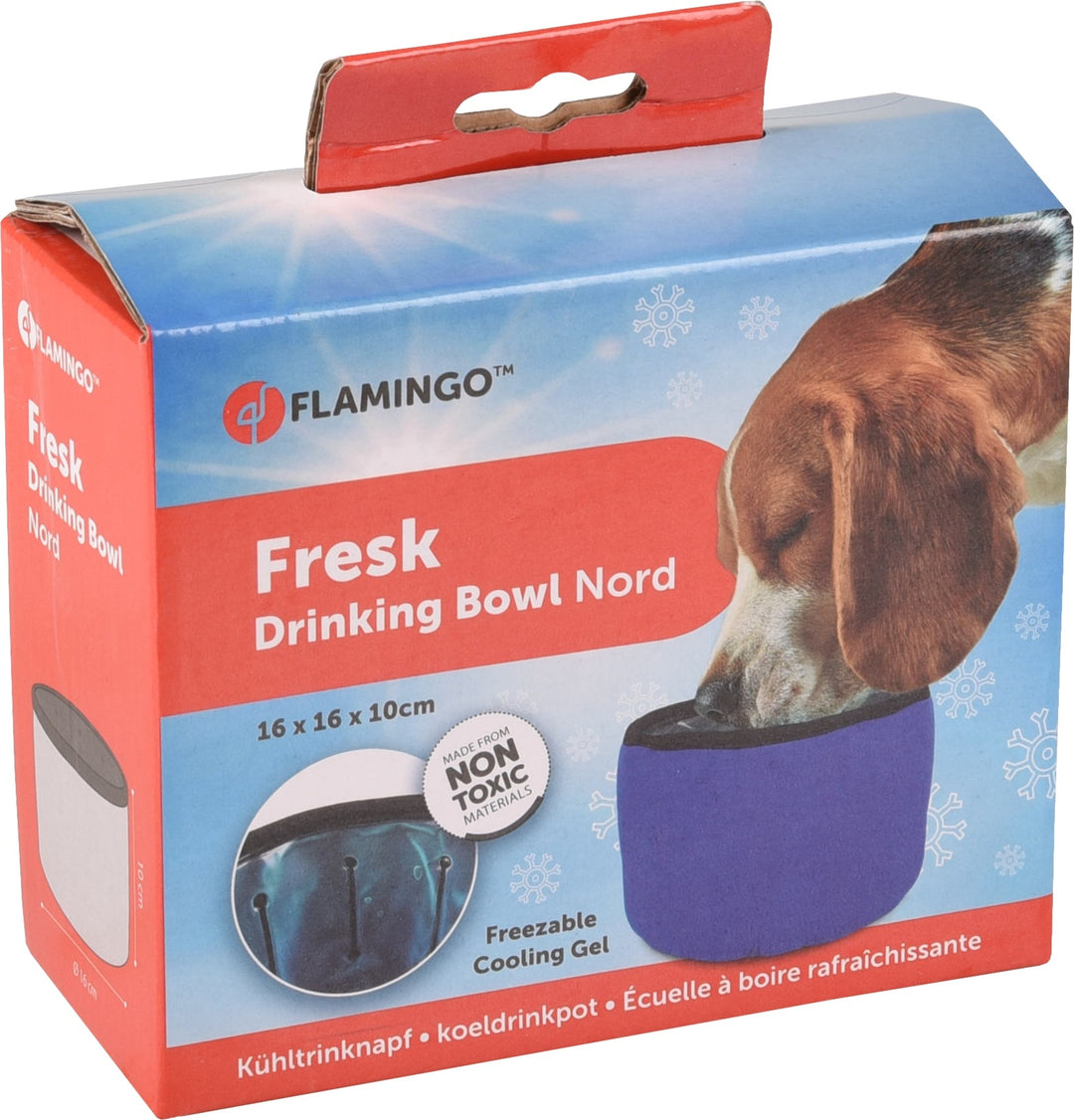 Flamingo Freezable Drinking Bowl, view 3