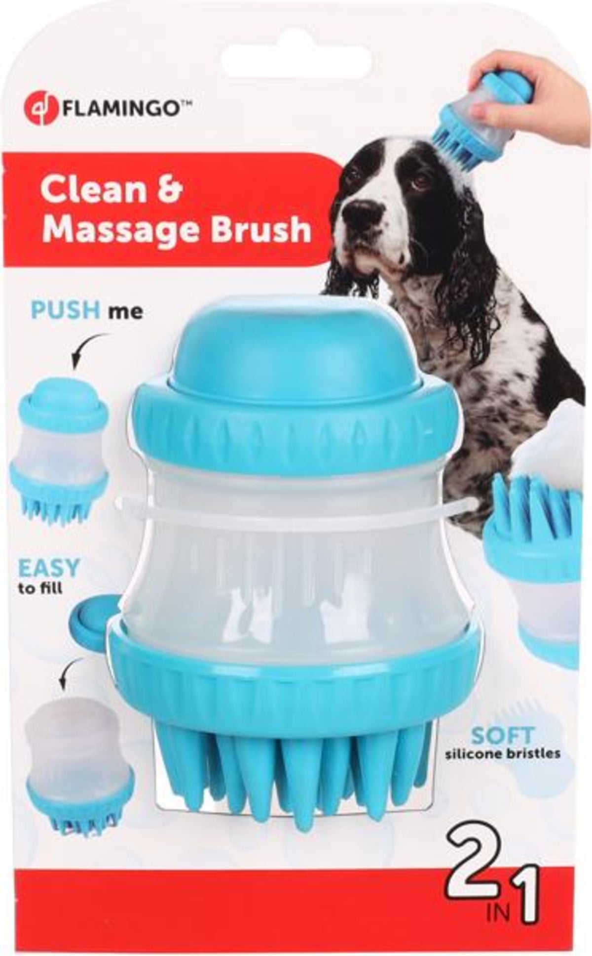 Flamingo Clean and Massage Brush