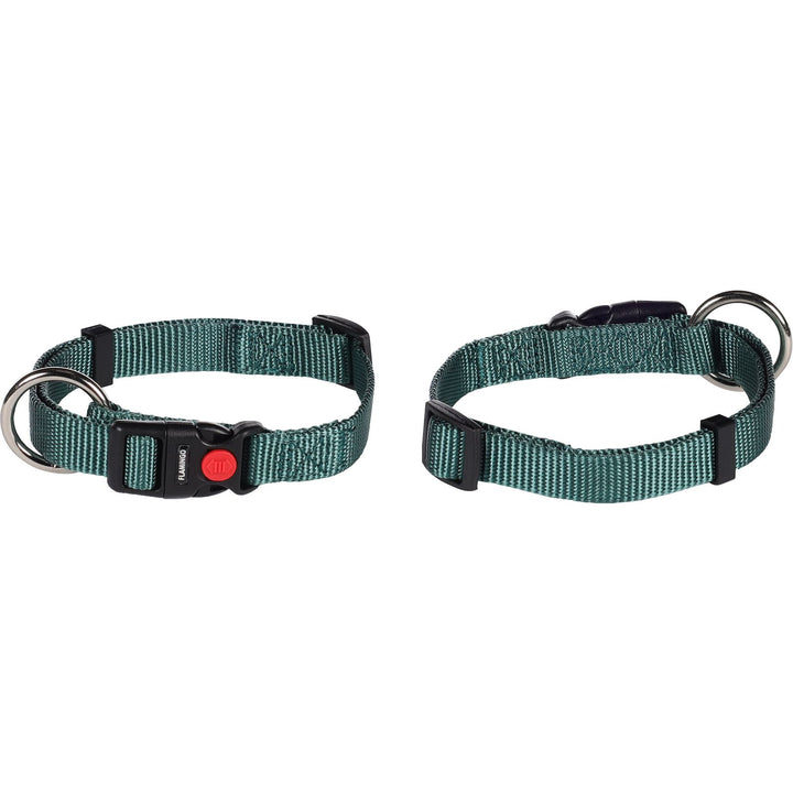 Flamingo Nylon Collar Dark Green L