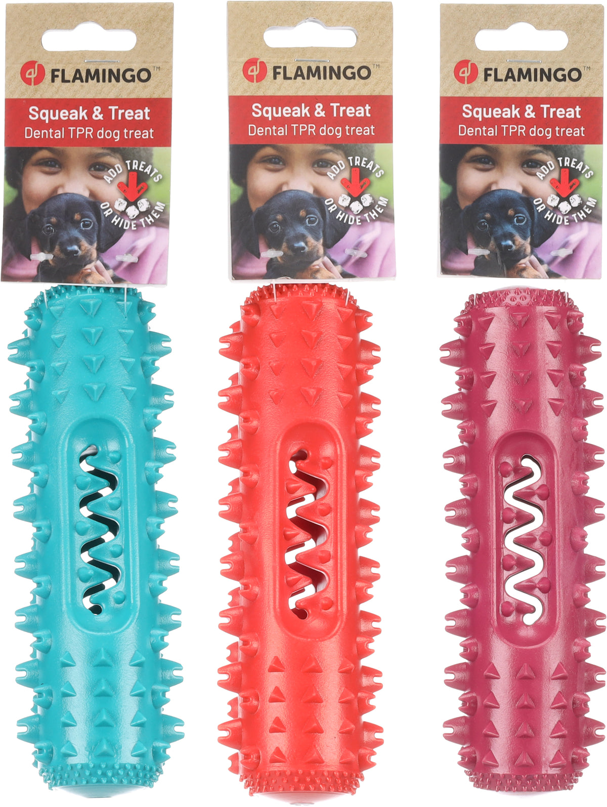 Flamingo Squeak and Treat
