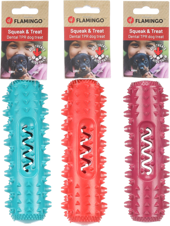 Flamingo Squeak and Treat