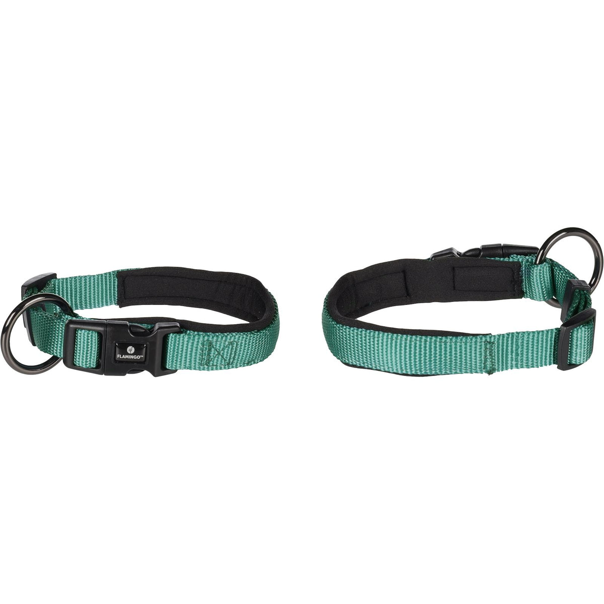 Flamingo Nylon Collar Green Xs