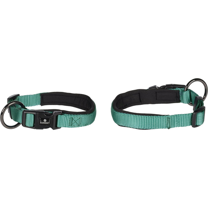 Flamingo Nylon Collar Green Xs
