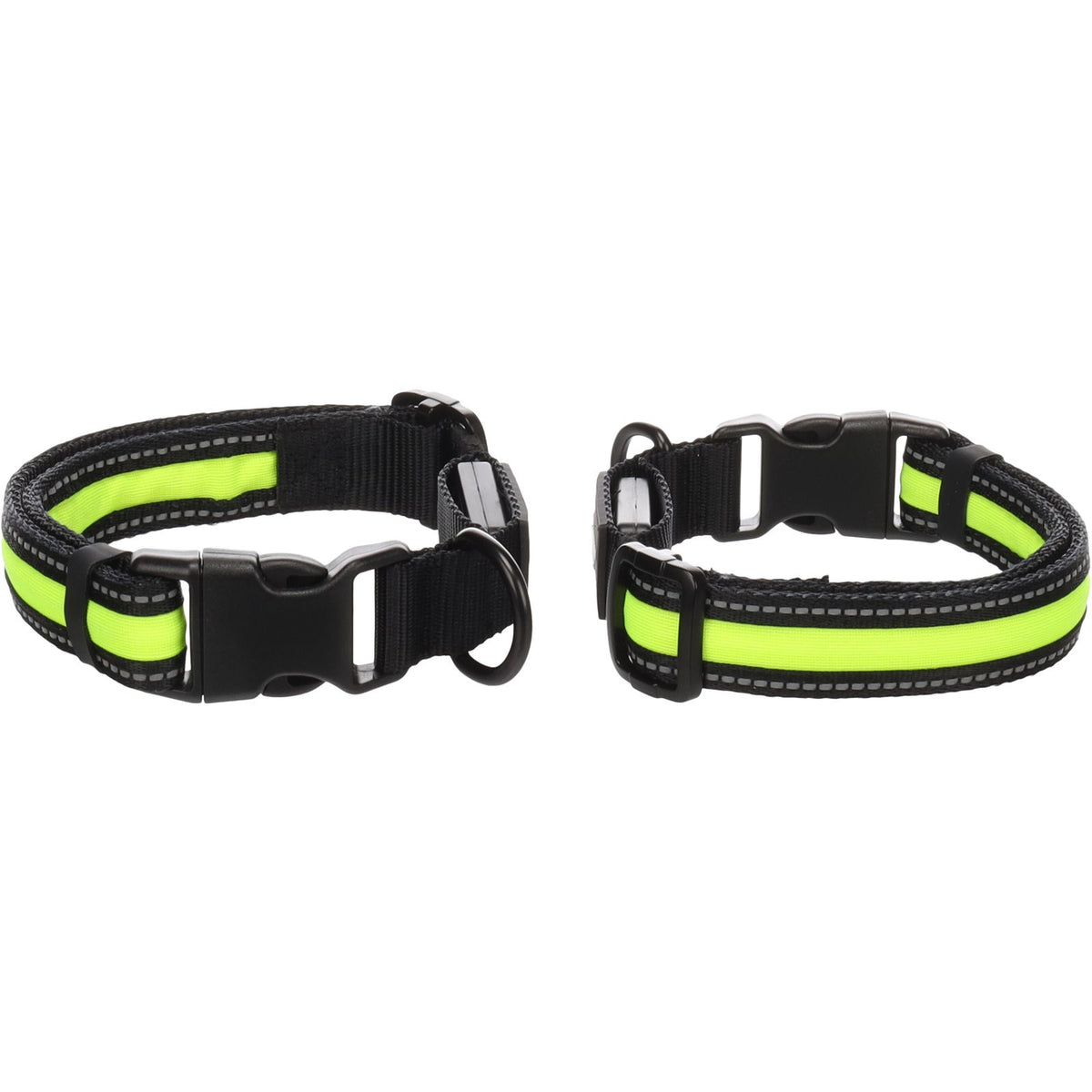 Flamingo Collar Flitzy Black and Yellow Size M