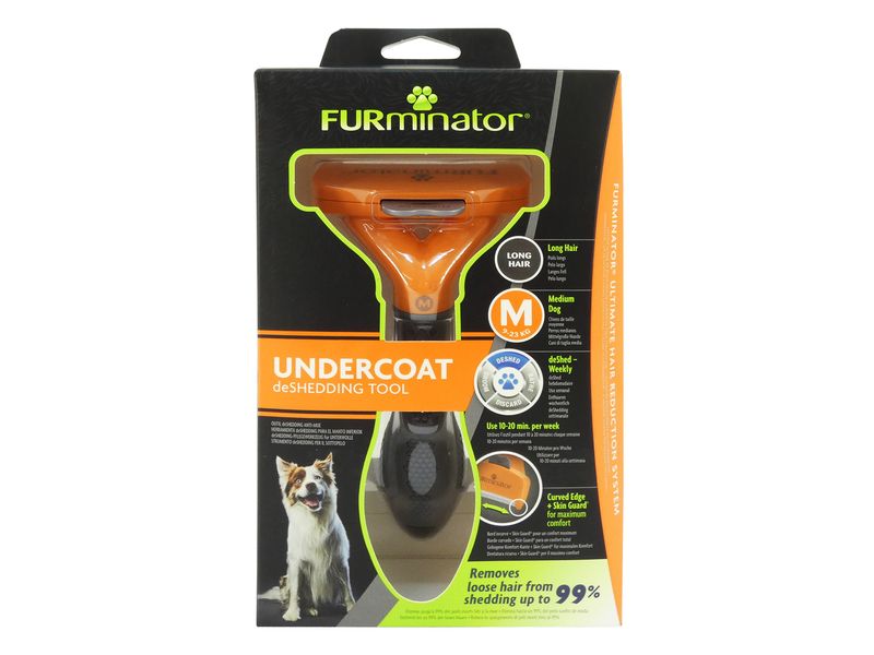 FURminator Undercoat Deshedding Tool Long Hair Medium