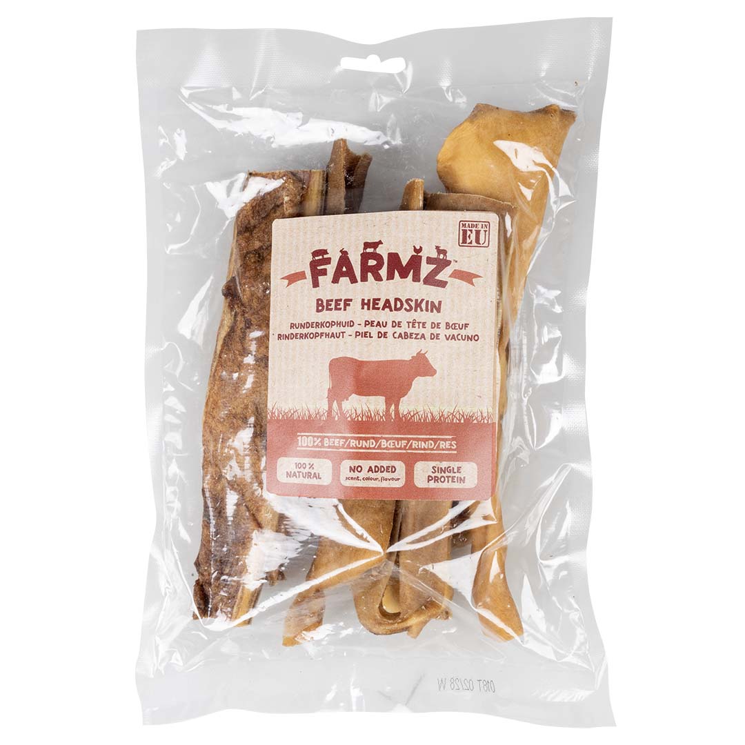 Farmz beef head skin 12cm - 250g